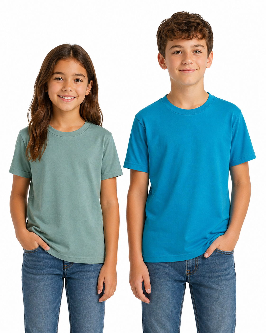 Fidget-Wear Youth T-Shirt - Soothing Pellet Hem
