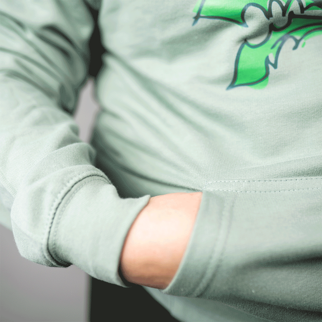 Fidget-Wear Hoodie, Inspiring Indigo