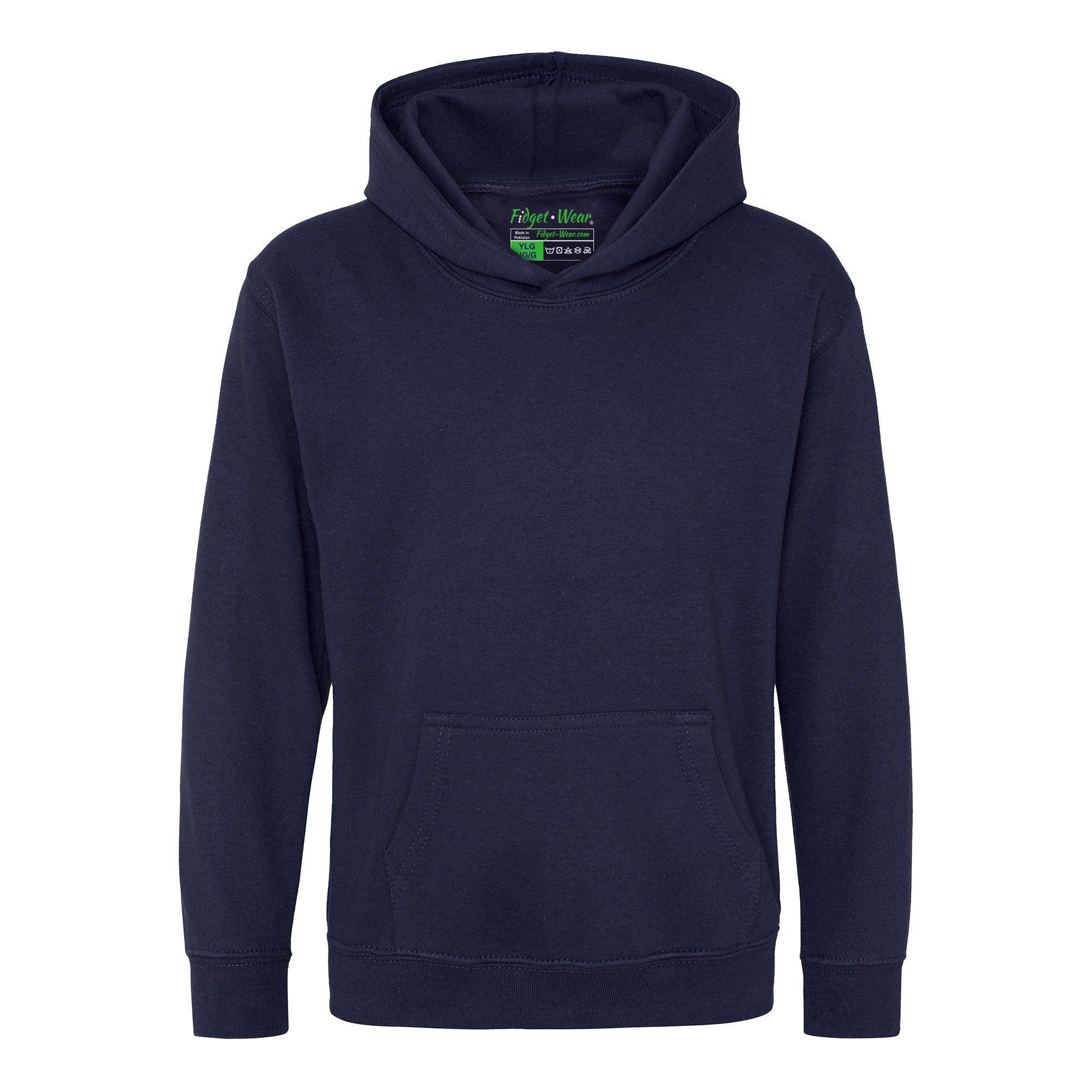 Fidget-Wear Hoodie, Nurturing Navy – Fidget-Wear llc
