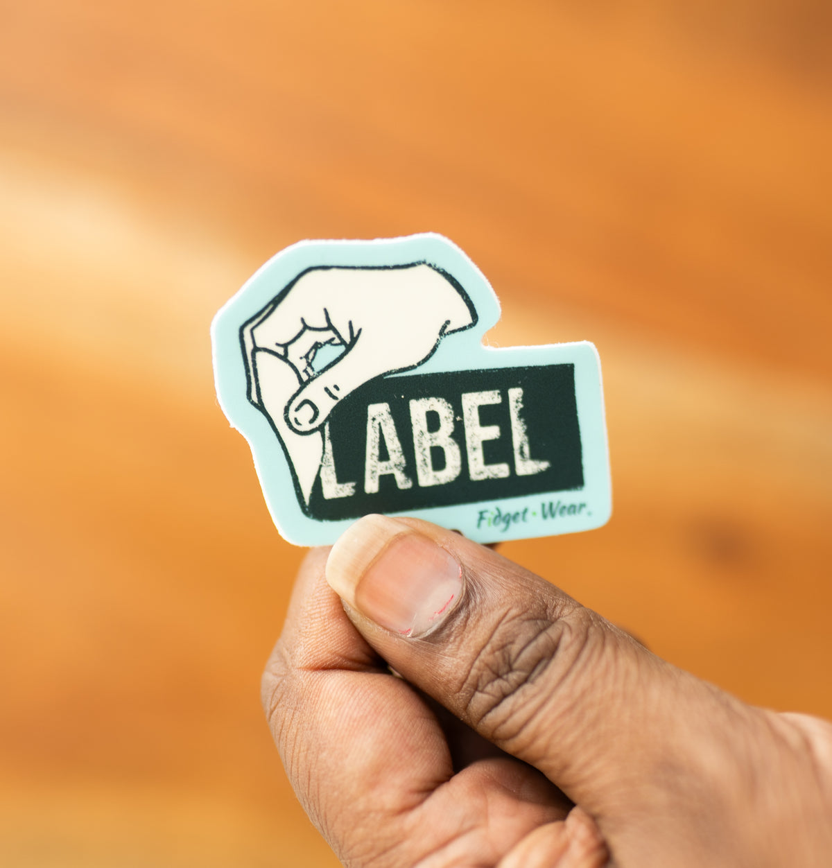 Fidgit Labels Sticker - Removing Labels – Fidget-Wear llc