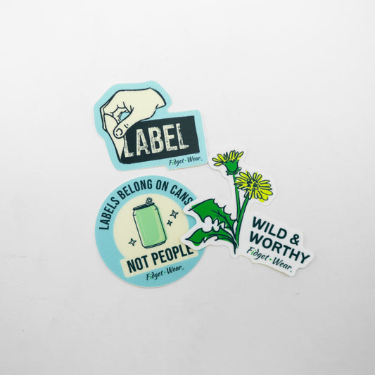 Stickers - Pack of 4