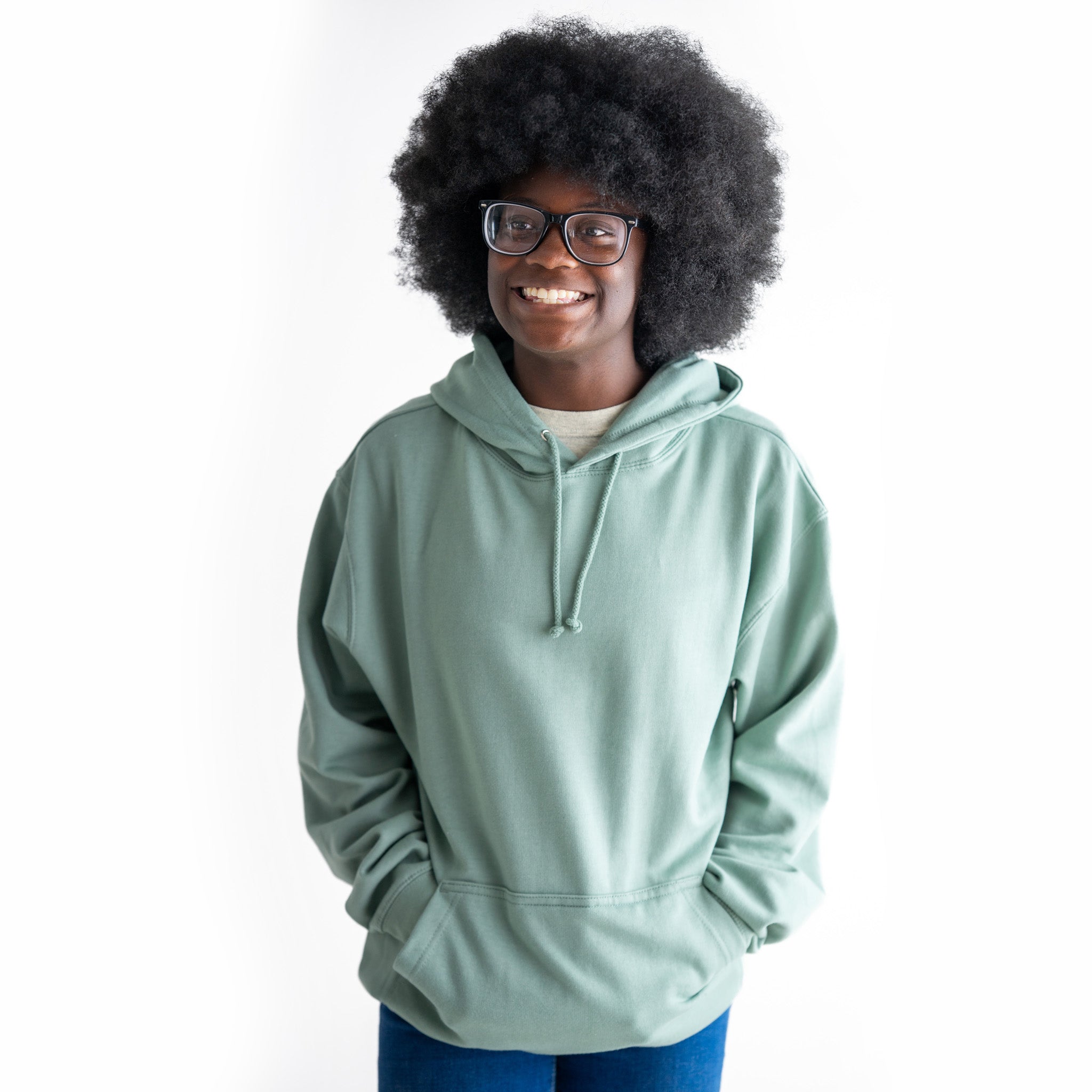 Fidget-Wear Hoodie, Serene Sage – Fidget-Wear llc