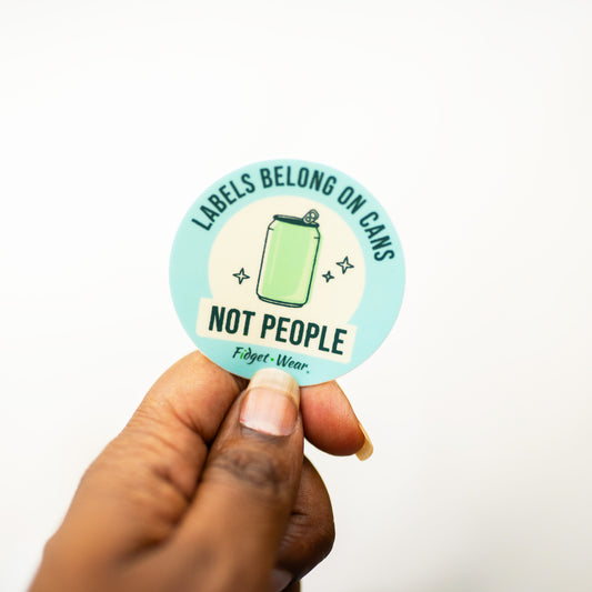 Sticker - Labels Belong on Cans Not People